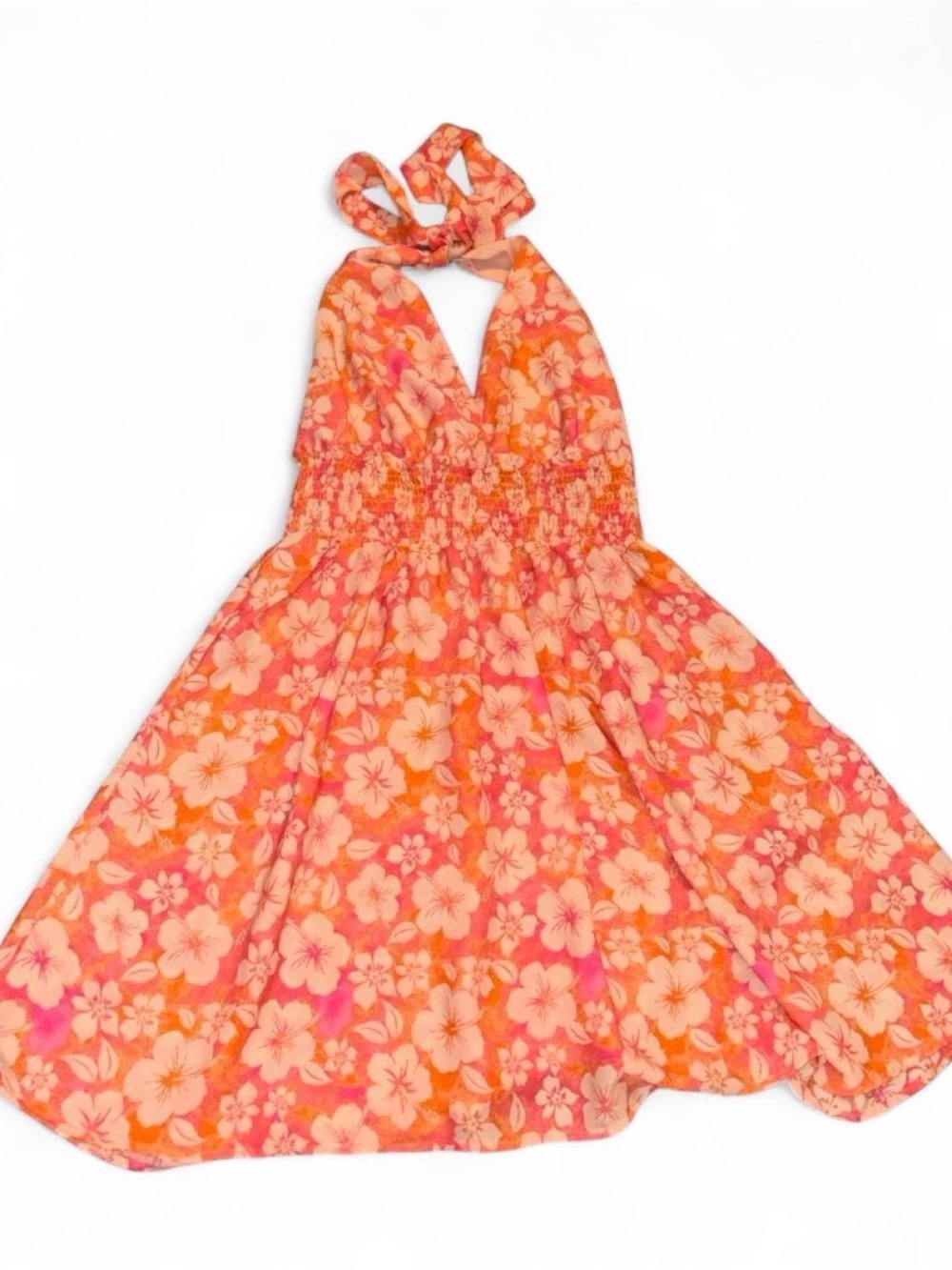 Women's Floral Halter Sundress